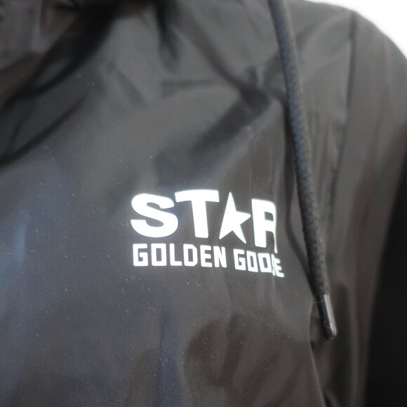 Womens Star Golden Goose GWP01032 (Item- 20) Black Windcheater Jacket 36 US/XXS - Picture 4 of 14